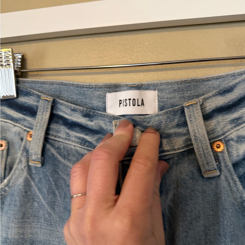 Pistola Loretta High Rise Wide Leg Jeans - Picture 3 of 10